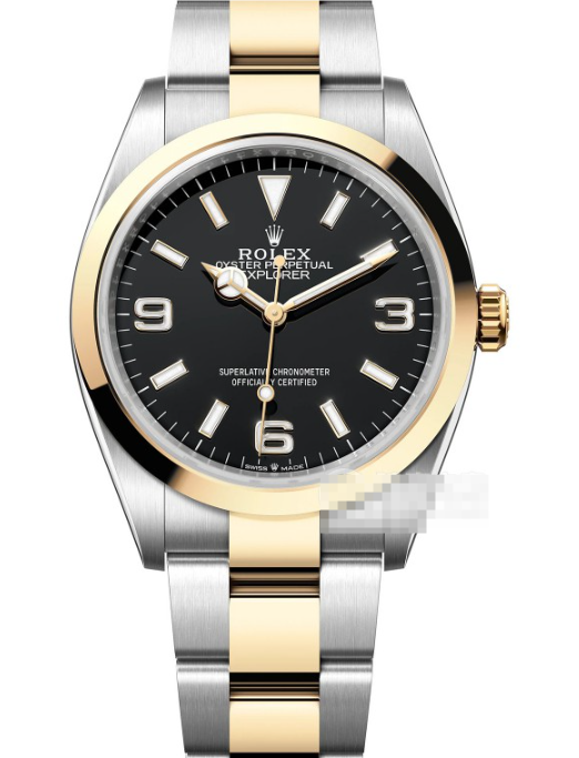 ロレックスコピーエクスプローラー M124273-0001、黒文字盤が語る「道具としての美学」